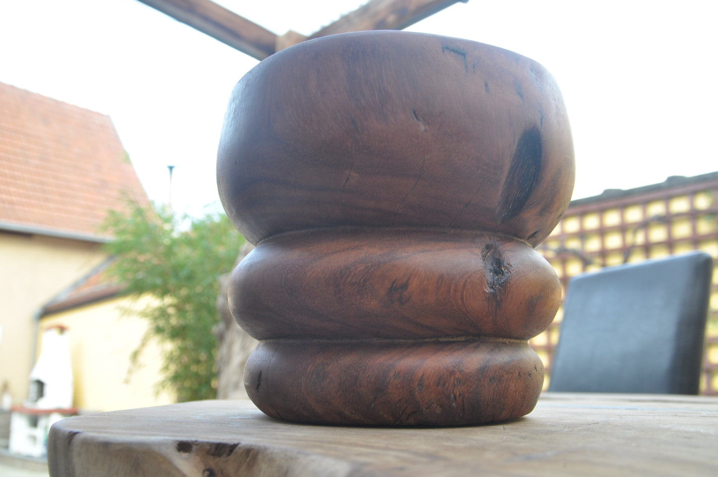 Rice pounder round root