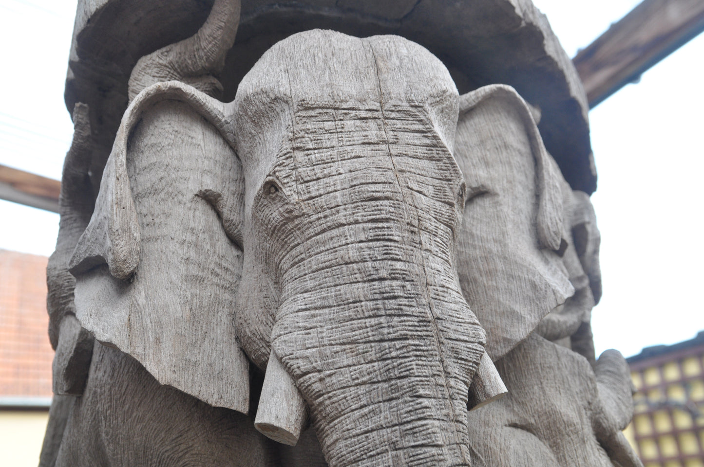 Elephants sculpture