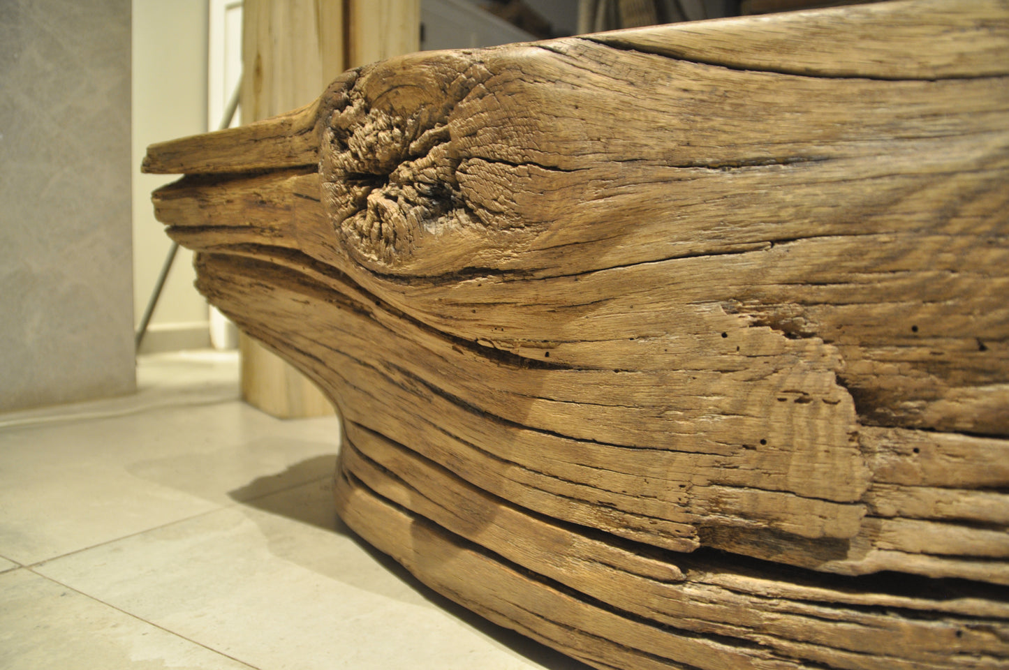 Old oak log