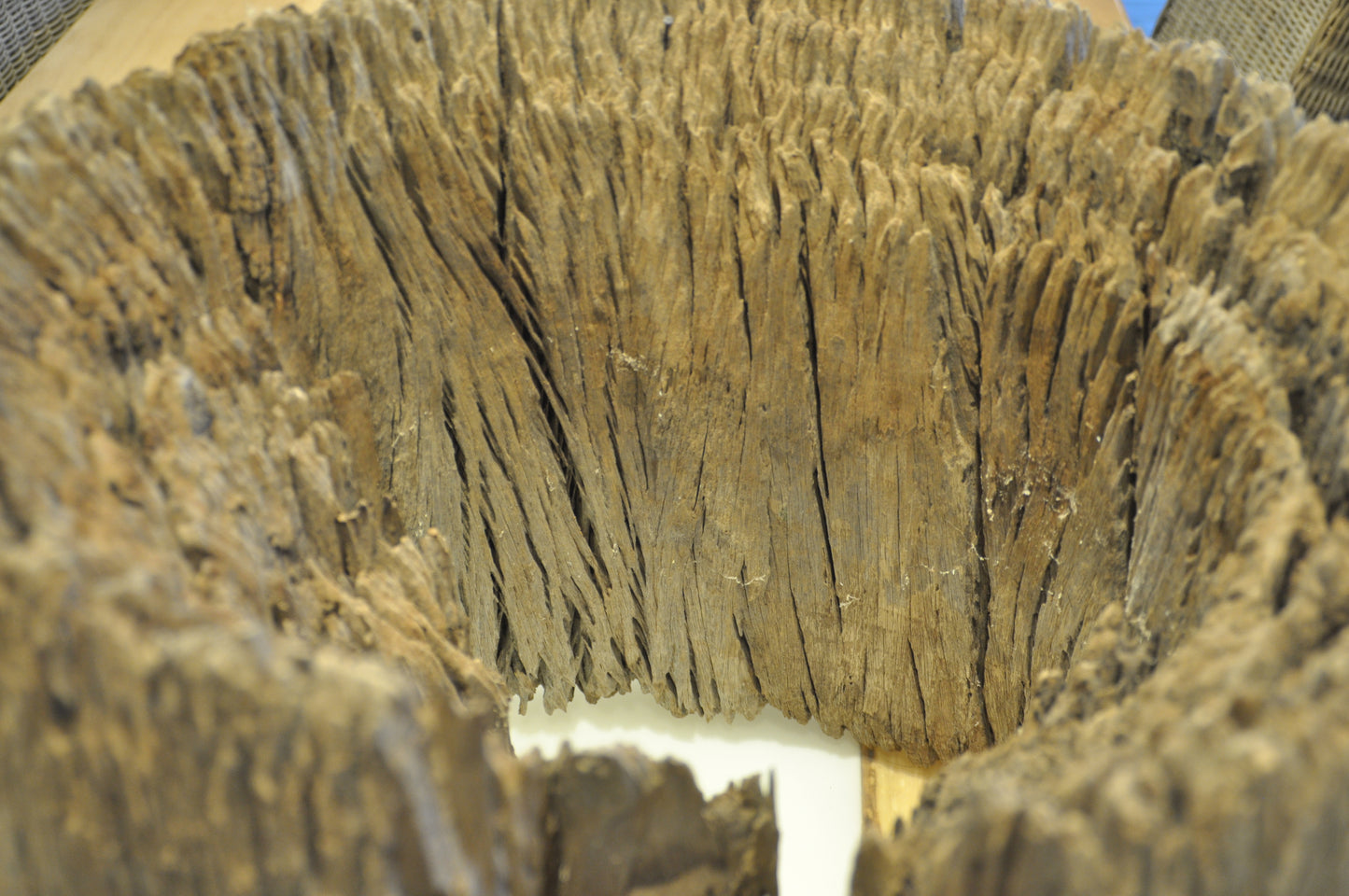 Erosionized teak