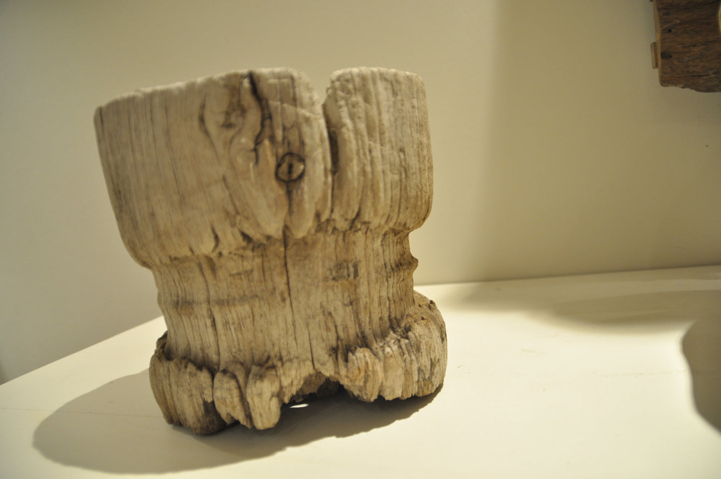 Ancient rice pounder small