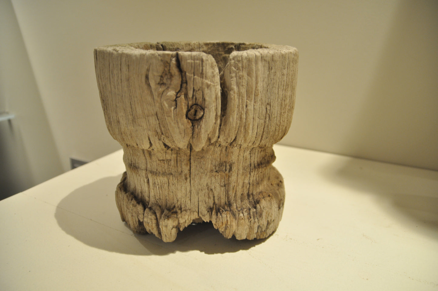 Ancient rice pounder small