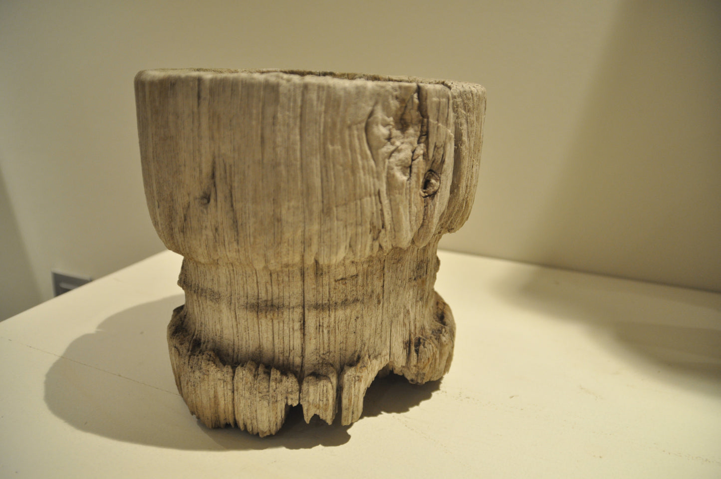 Ancient rice pounder small