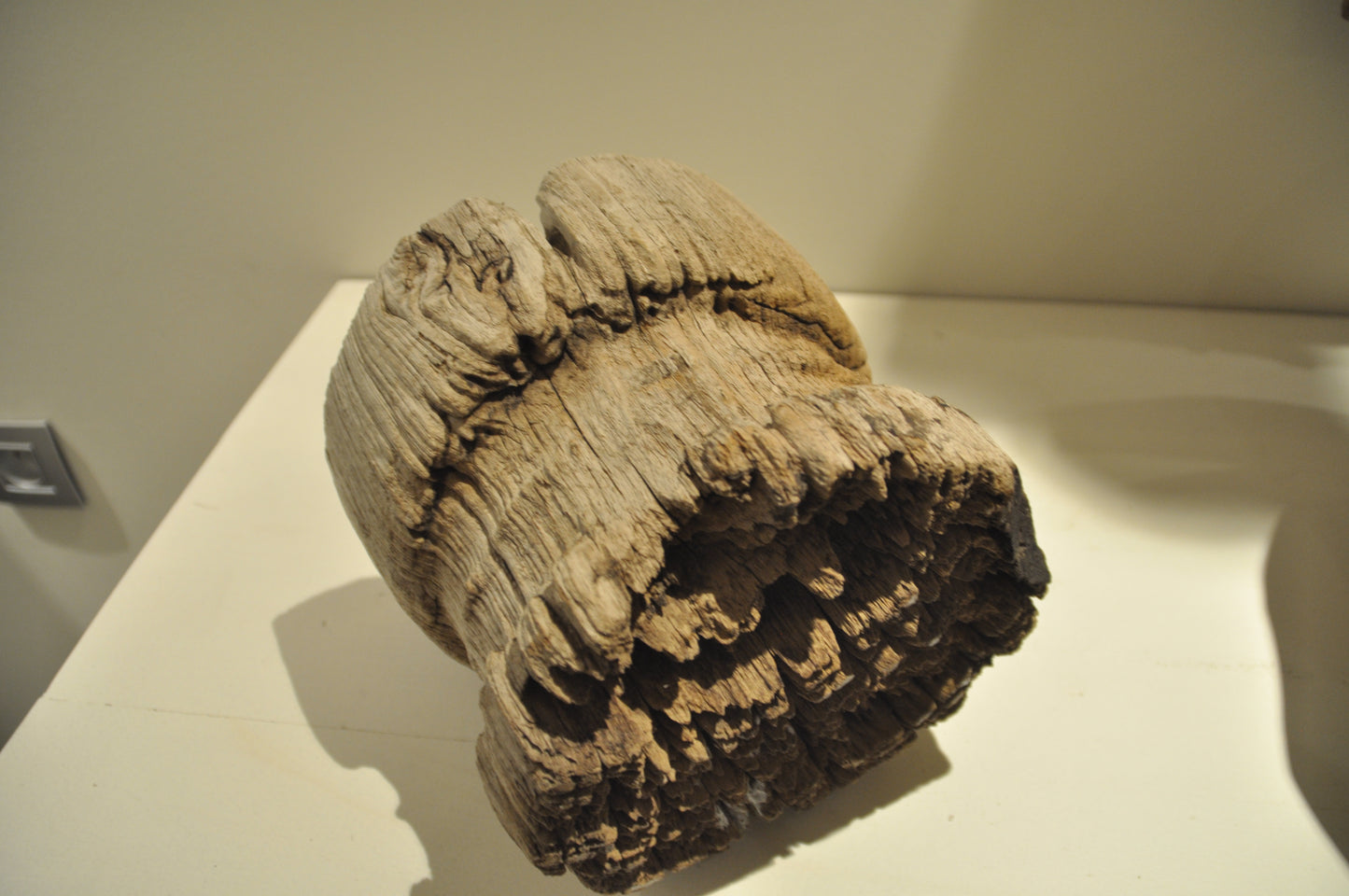 Ancient rice pounder small