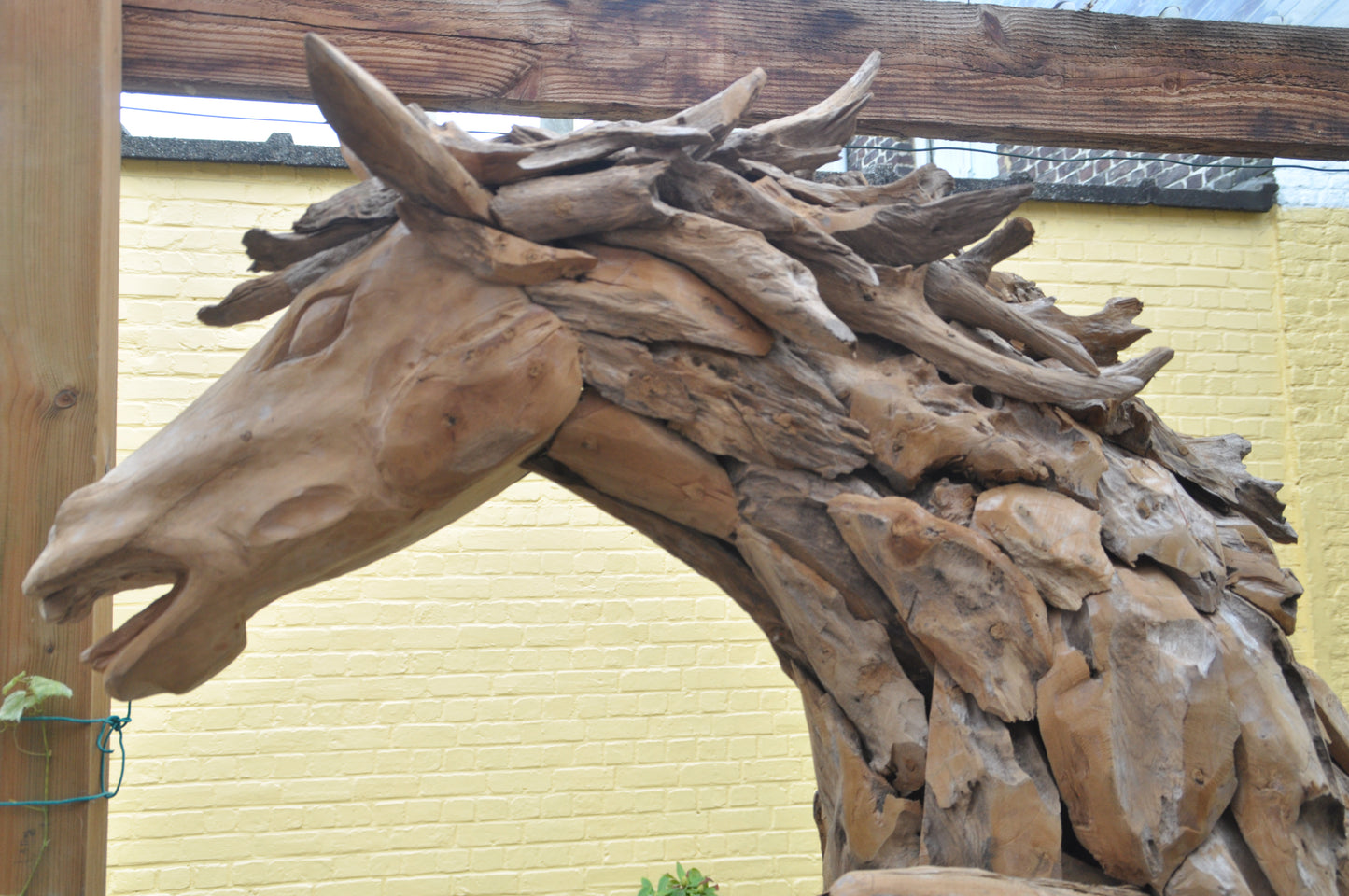 Prancing Mustang sculpture