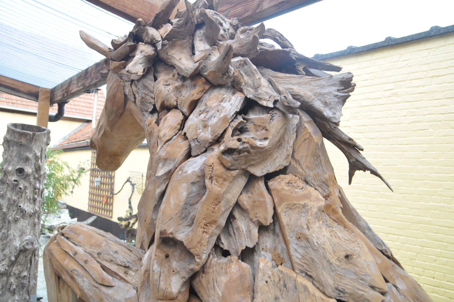 Prancing Mustang sculpture
