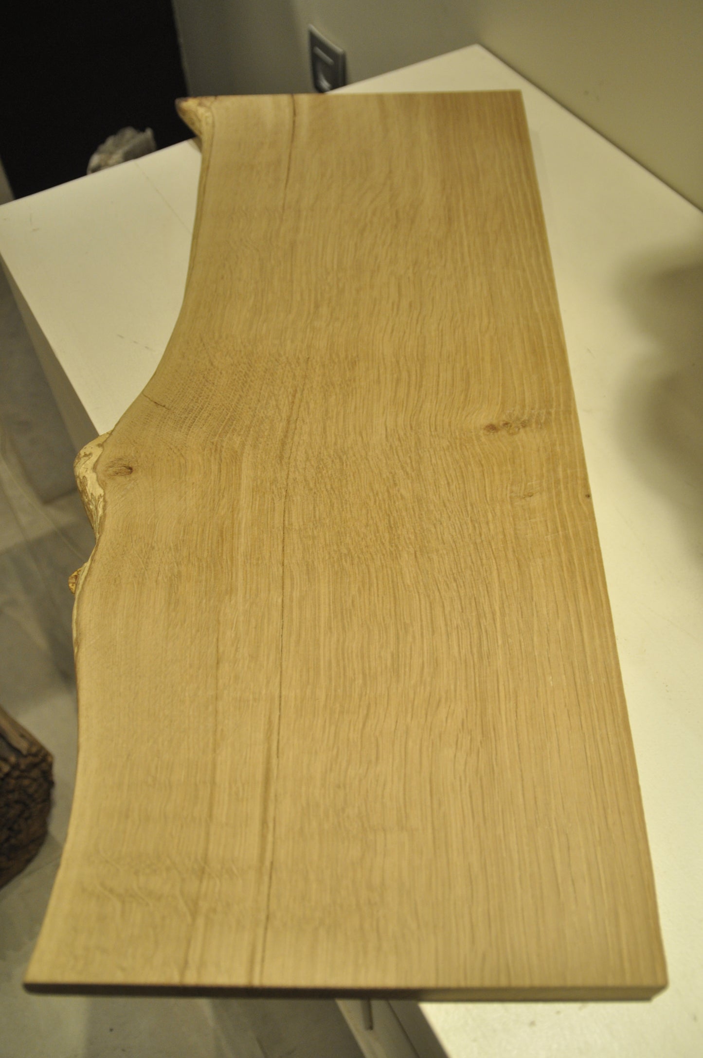 wood boards in live edge oak