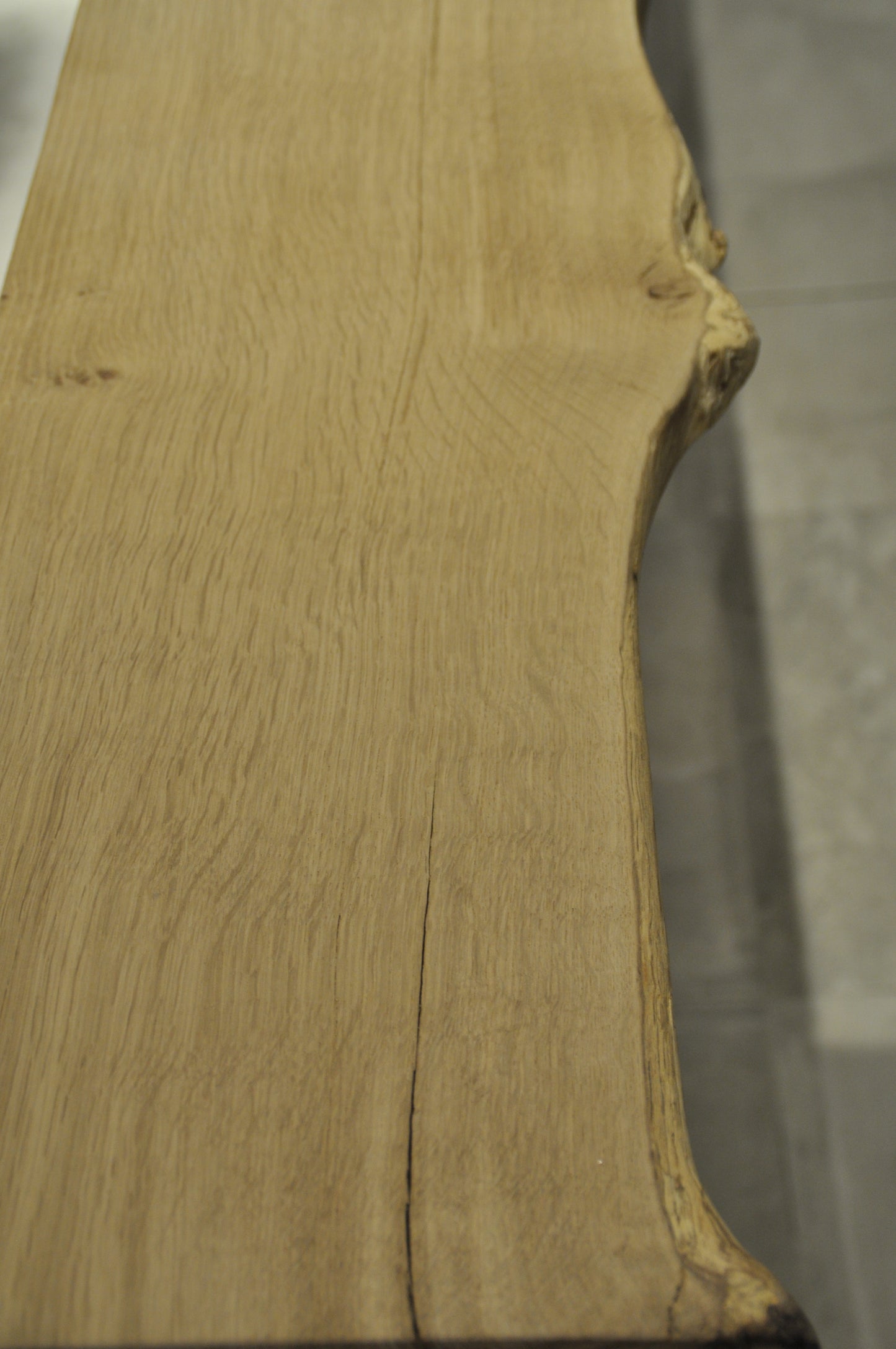 wood boards in live edge oak