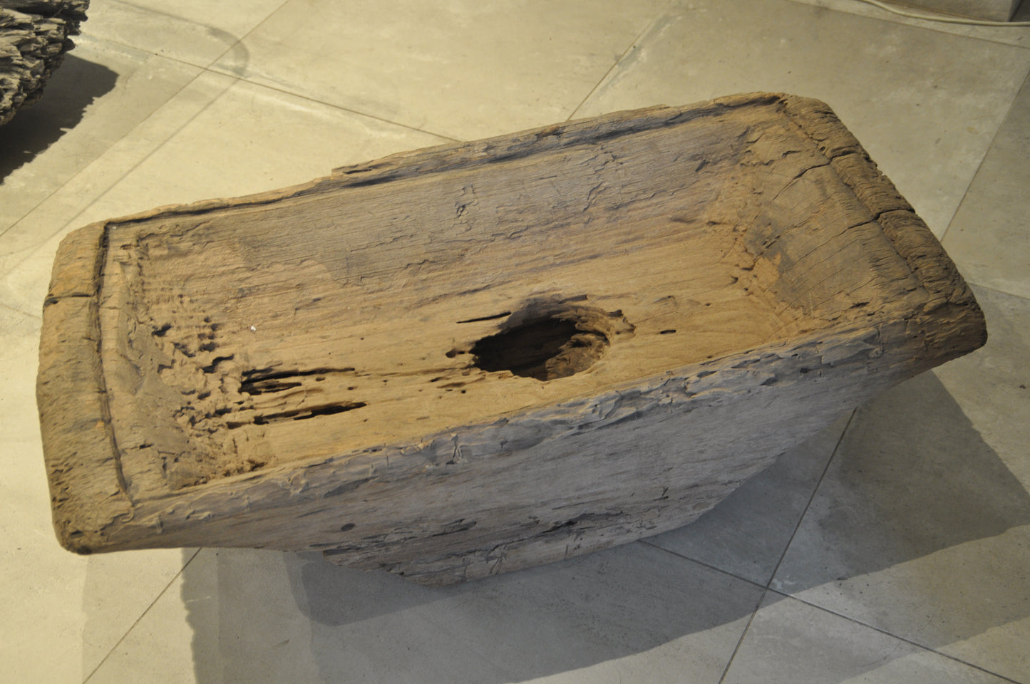 Ancient rice pounder