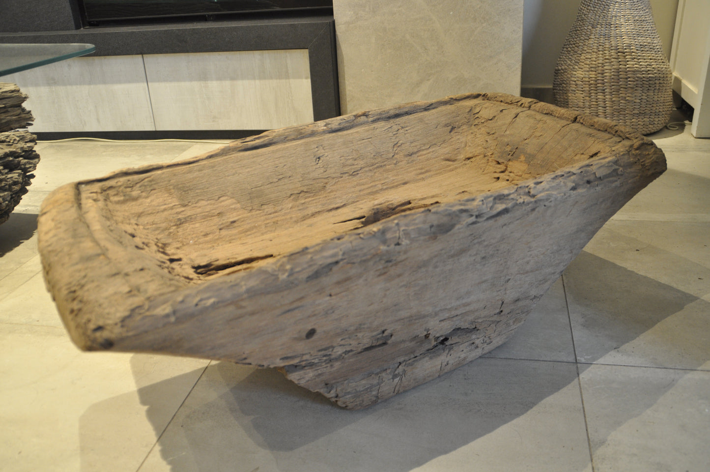 Ancient rice pounder