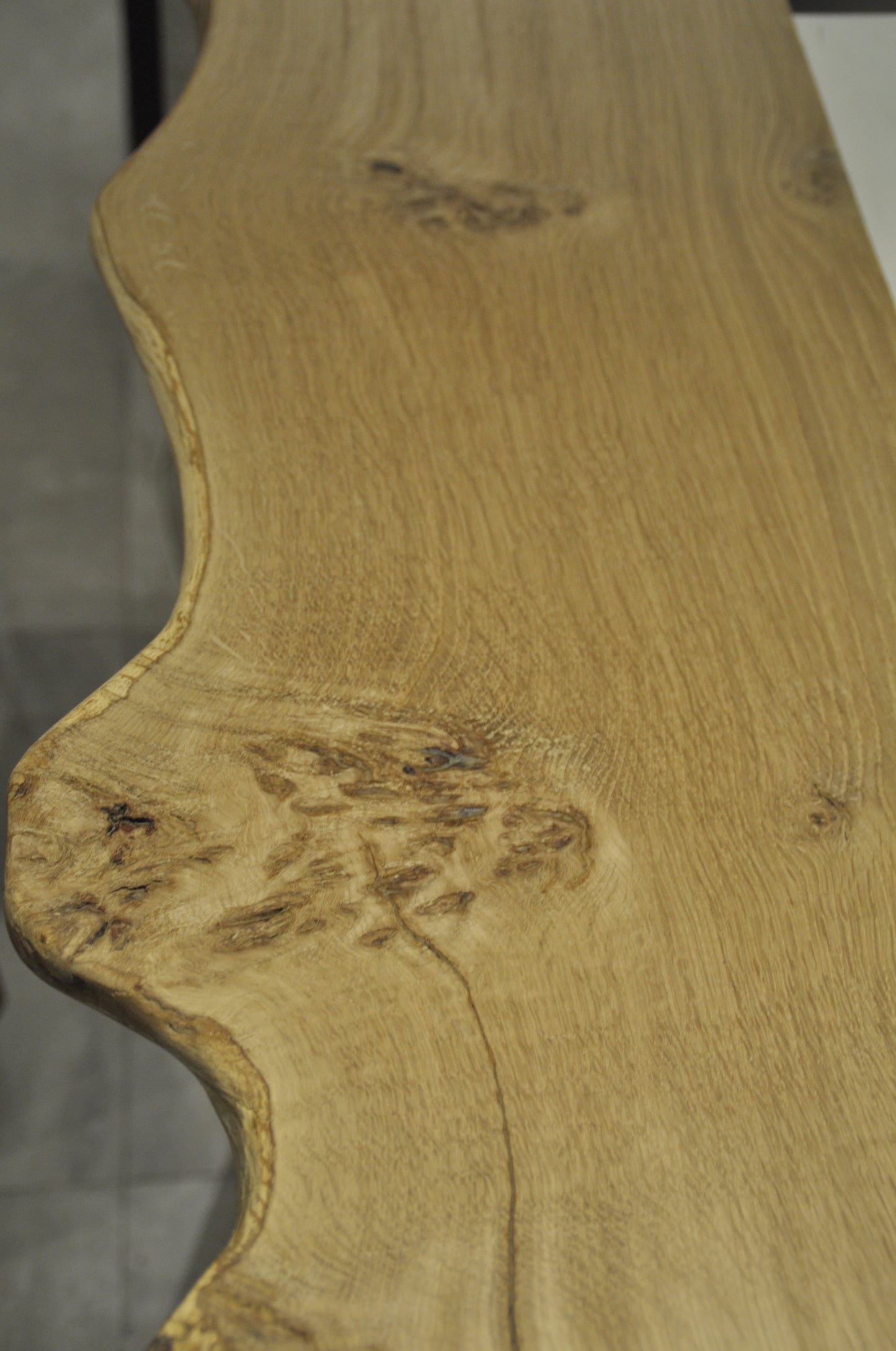 wood boards in live edge oak