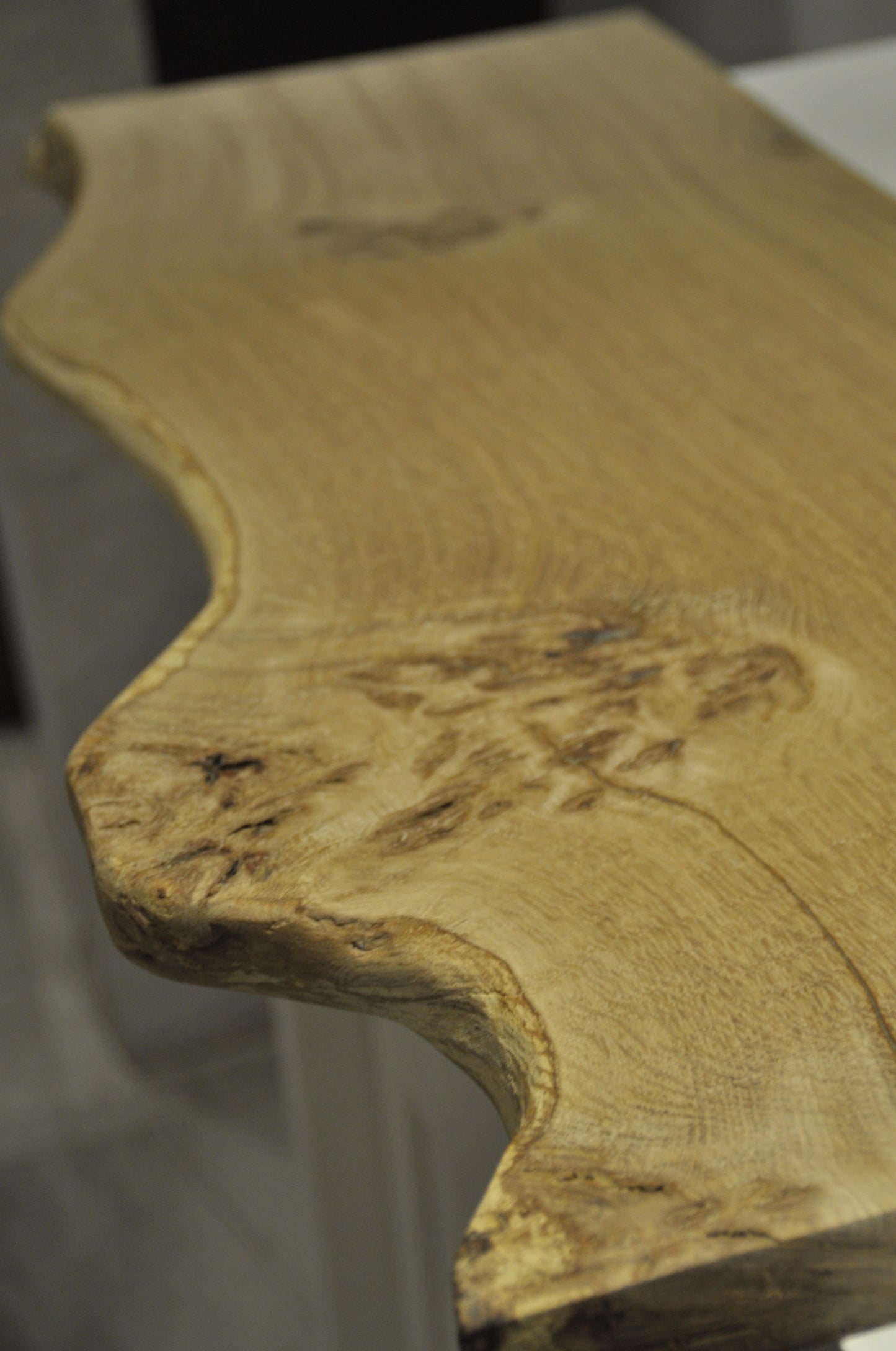 wood boards in live edge oak